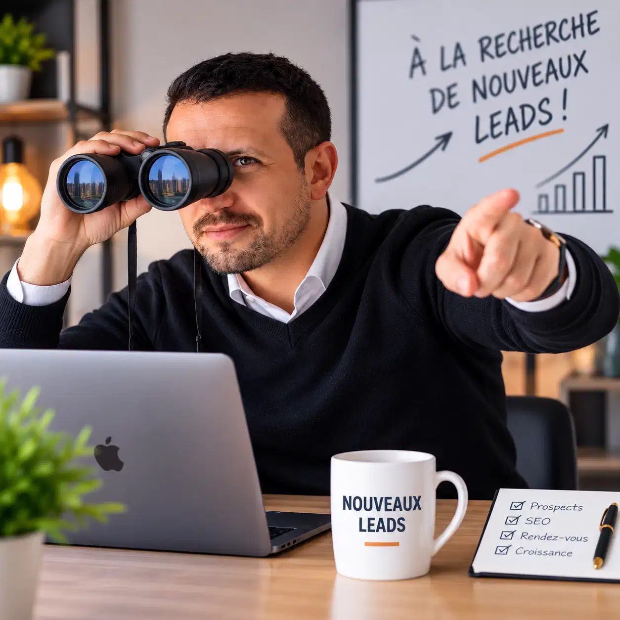 Mohamed Debbah, consultant en référencement naturel, en accompagnement de génération de leads